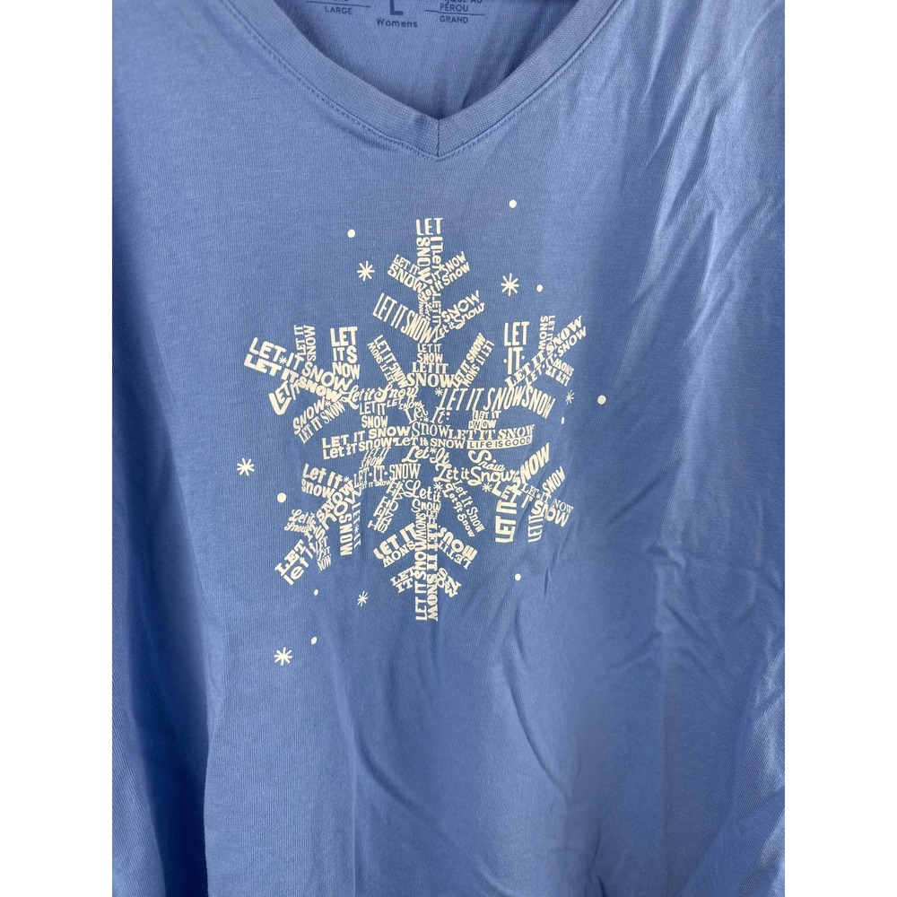 Life is Good Crusher Tee Bundle 3pc Baseball Biking Snowflake XL L Womens BR - Picture 6 of 16